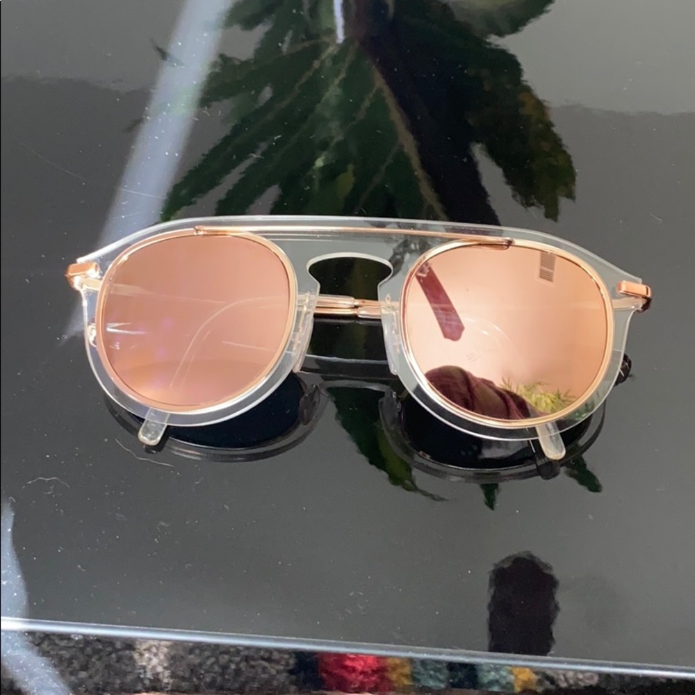 Dolce and Gabbana clear framed Sunnies
